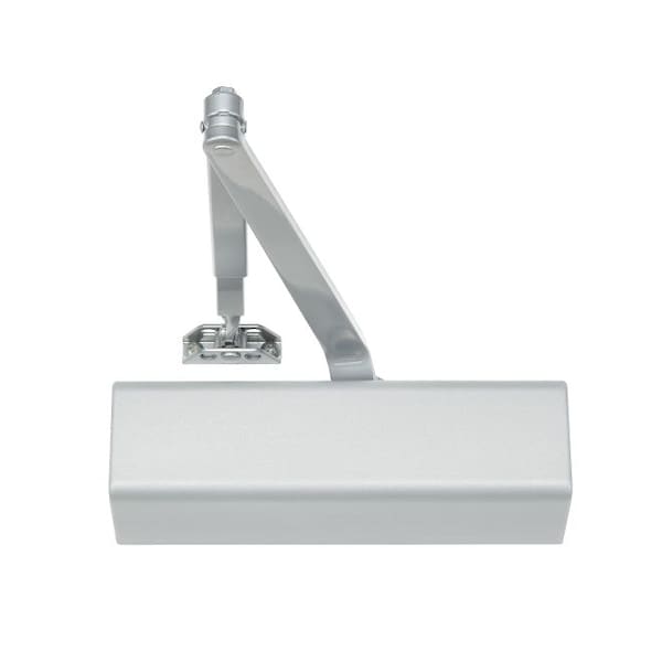 Norton Door Controls Size 3 Medium Duty Surface Mounted Back Check Door Closer with Sex Nuts and Cover Aluminum 1603BC689COV - main
